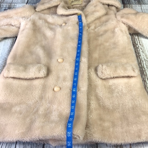VTG Debutogs Faux Fur Coat Women’s Size M - Picture 12 of 14